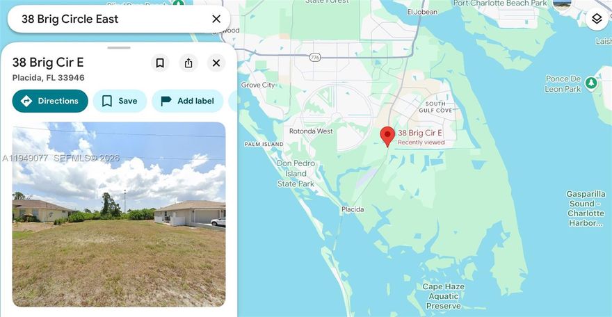 Placida City … Can you imagine living or vacationing so close to the beautiful Gulf beaches and the most stunning sunrises and sunsets in Florida, and so near to majestic developments that will increase the value of your property? You can't miss this opportunity! Build your dream home in this peaceful city that offers you the best. CITY WATER & SEWER AVAILABLE!! Conveniently located to shopping, dining, banking and all that sunny ROTONDA SANDS has to offer. New construction is everywhere you look and you can be part of the action.