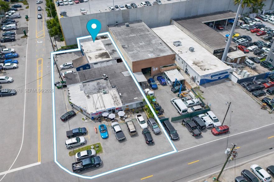 Rare corner commercial opportunity in Miami’s highly desirable River corridor on approximately 10,266 SF of land with an existing 5,458 SF dual-income building and strong long-term redevelopment upside. Currently configured with a front-facing cafeteria/retail component and rear automotive sales use, the property offers immediate cash flow and excellent flexibility for showroom, automotive, marine-related, contractor storage, flex industrial, warehouse, and specialty commercial users. The corner location provides exceptional visibility, dual frontage, superior circulation, and immediate operational utility, creating strong value for owner-users and investors alike. Prime location with excellent access to major transportation routes, airport logistics, and Miami River commercial activity. Ideal for owner-users, automotive groups, family offices, and value-add investors seeking strategic Miami land with income in place