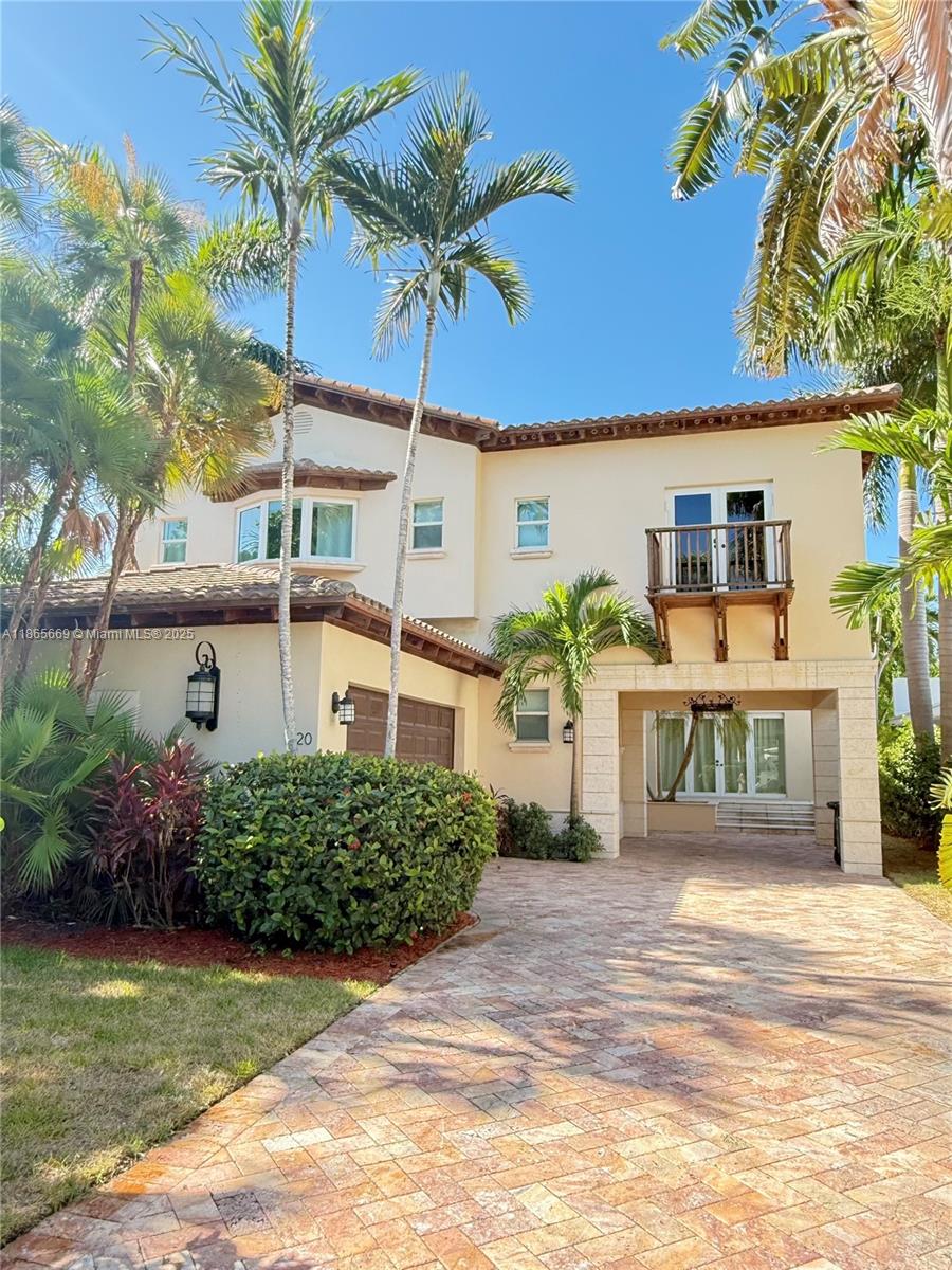 SUNSET ISLAND IV: 7 ROOMS (SEVENTH IS A MEZZANINE LOFT) AND 8 BATHS. WALK TO SUNSET HARBOUR RESTAURANTS SHOPS & LINCOLN RD. A TROPICAL PARADISE OASIS OF NEW CONSTRUCTION MEETS OLD SPANISH MEDITERRANEAN ARCHITECTURE FUSED IN 3 STORY HEIGHT OPEN AIR LIVING ROOM DIRECT ALL GLASS WATER VIEWS TO POOL, JACUZZI & PRIVATE DOCK, ALL BATHS WITH RIVER ROCK WALLS, CABANA & GUEST BATHS. MAGNIFICENT 8 FT DOORS, BUTLER'S PANTRY, IMPORTED TURKISH MARBLE DRIVEWAY, EXTRAVAGANT EXTERIOR LIGHTING, 2 CAR GARAGE & 1 CARPORT, CUSTOM 22FT LONG WOOD CABINETRY KITCHEN, VIKING STAINLESS STEEL APPLIANCES, CROWN MOLDINGS, IMPACT GLASS, MASTER JACUZZI BATH, BBQ POOL AREA.
CAN BE FURNISHED FOR AN ADDITIONAL FEE.