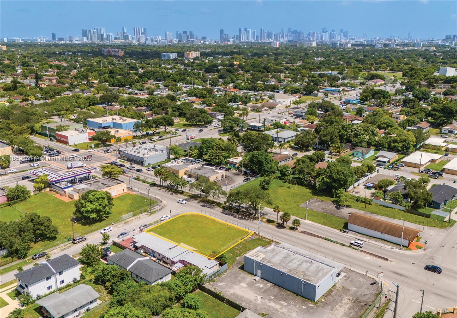 PRESENTING A PRIME CORNER DEVELOPMENT SITE IN A WELL-SITUATED, HIGH-VISIBILITY CORRIDOR OF MIAMI.
Located at the intersection of NW 62nd ST and NW 22nd AVE, two major traffic corridors, this high-visibility vacant lot sits within a Qualified Opportunity Zone and offers zoning potential for up to 19 residential units over 10 stories.
Just steps from Miami-Dade’s expanding SMART Program transit infrastructure, the property is ideally situated for future-focused, transit-oriented development. With major redevelopment efforts underway nearby—including the transformative Liberty Square revitalization—this site offers long-term upside for developers and investors eager to capitalize on the area’s continued growth and momentum.