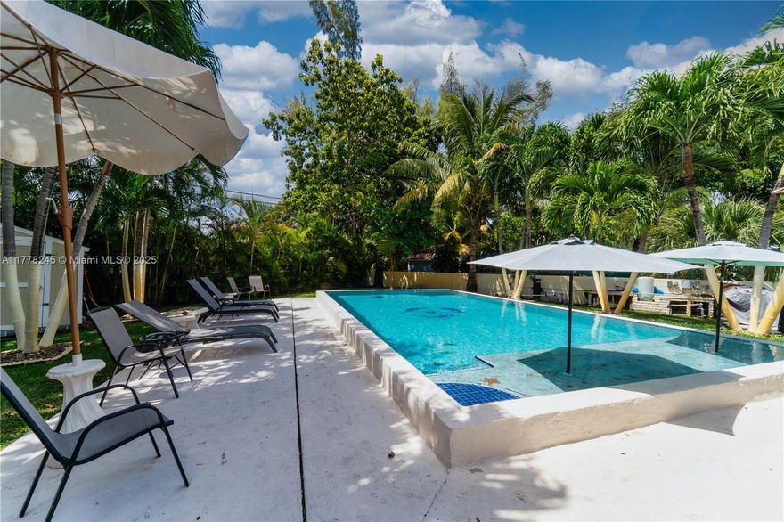 Beautiful 4-bedroom, 3-bathroom home with a pool in Miami Shores. Located on a quiet tree-lined street, this spacious home offers the ultimate Miami living experience. Brimming with warm natural light, this home has been completely remodeled  , modern stainless steel appliances . The tranquil and relaxing backyard oasis features a pool surrounded by palm trees and grass, providing incredible privacy. An ideal natural setting for relaxing or hosting a pool party. This luxurious home features avocado trees. The remodel includes hurricane-resistant windows and doors. Located off I95 and 15 minutes from South Beach, this home is 20 minutes from Miami Airport, Wynwood, Brickell, . This strategic location for any recreational activity will immerse you in the essence of Miami living!