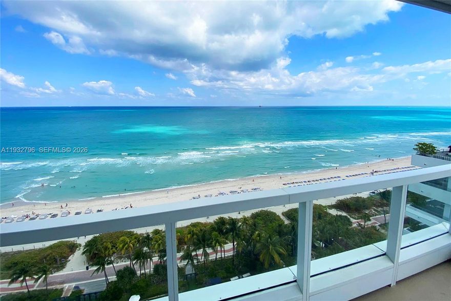 Live the ultimate resort lifestyle at the iconic Fontainebleau Miami Beach. This Fontainebleau III 1BD/2BA suite offers unobstructed direct ocean views with East, South & West exposures from it's wraparound balcony. Turnkey furnished with a king bed & sleeper sofa. Enjoy full-service, vacation-style living on 22 oceanfront acres featuring stunning pools with cabanas, award-winning Restaurants, LIV Nightclub, Lapis Spa, state-of-the-art fitness center, bakery, Gelato café, Shops, and a legendary Lobby Bar. Owners may join the Hotel Rental Program for income while away. Maintenance includes all utilities, valet, and daily breakfast in the owner’s lounge; luxury, convenience, and attractive
rental income options in one of Miami Beach’s most iconic resorts.