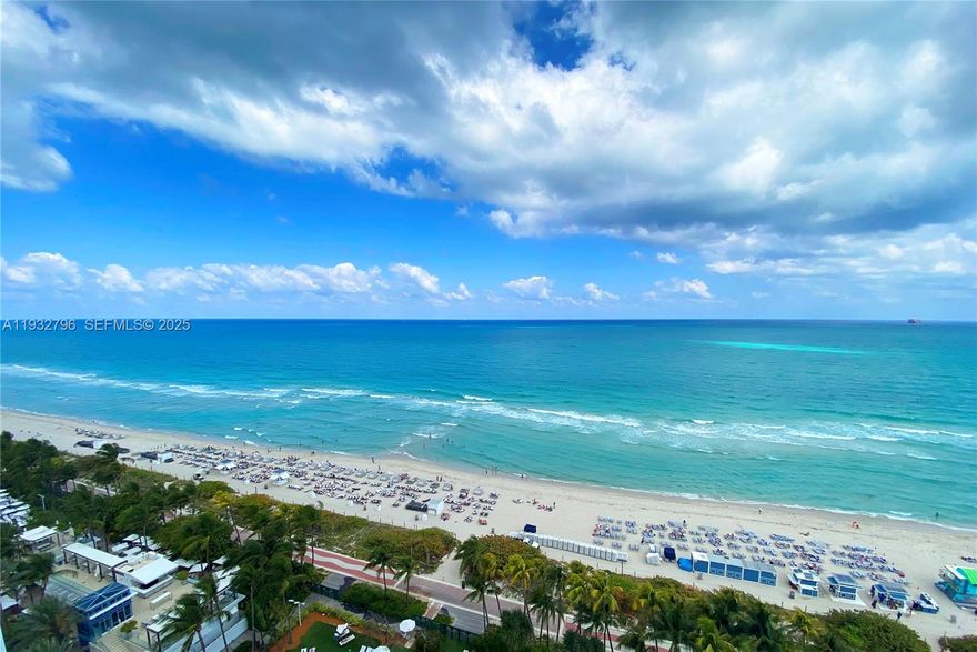 Live the ultimate resort lifestyle at the iconic Fontainebleau Miami Beach. This Fontainebleau III 1BD/2BA suite offers unobstructed direct ocean views with East, South & West exposures from it's wraparound balcony. Turnkey furnished with a king bed & sleeper sofa. Enjoy full-service, vacation-style living on 22 oceanfront acres featuring stunning pools with cabanas, award-winning Restaurants, LIV Nightclub, Lapis Spa, state-of-the-art fitness center, bakery, Gelato café, Shops, and a legendary Lobby Bar. Owners may join the Hotel Rental Program for income while away. Maintenance includes all utilities, valet, and daily breakfast in the owner’s lounge; luxury, convenience, and attractive
rental income options in one of Miami Beach’s most iconic resorts.