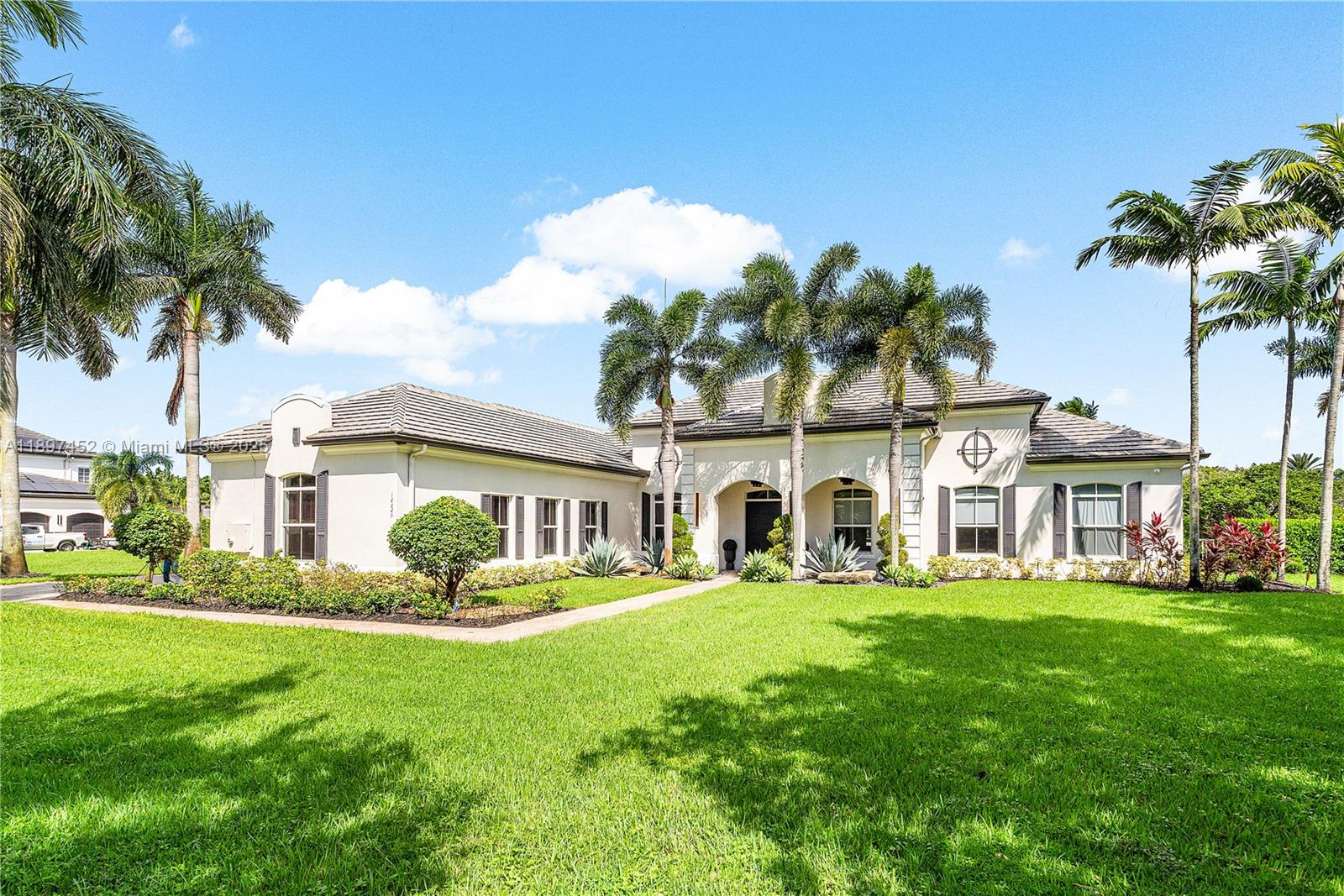 A true statement of modern elegance, this exquisitely redesigned residence blends sophistication, comfort, and style. Featuring 5 bedrooms plus an office and movie room, every space has been curated with impeccable attention to detail. The designer kitchen is a chef’s dream with Sub-Zero appliances, custom cabinetry, and a walk-in pantry. The primary suite is a private sanctuary with a spa-inspired steam double shower bath, electric fireplace, and built-in TV. Outside, discover a resort-style haven with a sparkling pool, spa, and fully equipped outdoor kitchen—an entertainer’s dream of pure luxury living. Priced to Sell, won't last!! Schedule your showing today! Gated Community. All information believed accurate, but not guaranteed. All details to be verified by purchaser.