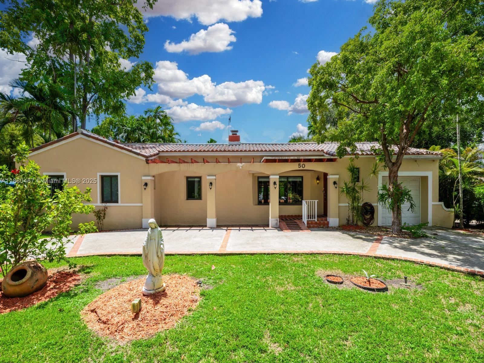 Discover this charming 3-bedroom, 2-bath home for rent in the heart of Miami Springs. Sitting on an oversized 16,088 sq. ft. lot, the property offers plenty of space, privacy, and room to enjoy outdoor living. A brand-new roof provides peace of mind, while a sparkling pool creates the perfect setting for relaxation and entertaining. Inside, you’ll find a spacious layout filled with natural light, comfortable bedrooms, and updated bathrooms designed for everyday comfort. Located in one of Miami’s most desirable neighborhoods, this home combines small-town charm with convenience—close to top schools, shopping, dining, major highways, and Miami International Airport. A rare opportunity to rent a pool home on a lot this size in Miami Springs.