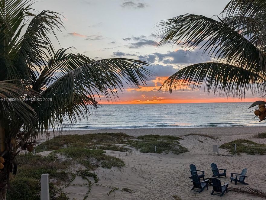 ONE OF A KIND!!! l 3 bedroom 2 bathroom house. DIRECTLY ON THE BEACH. Enjoy Island living in the middle of the city. Wake up in the morning and jump in to the Ocean or The pool (your choice) Central AC. Washer and Dryer on the property. BBQ Area and Pool right on the beach. 2 assigned parking. PETS WELCOME (1). Walking distance to shops and restaurants. MUST SEE... Available May 1