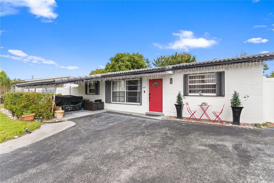 Well-maintained 3-bedroom, 2-bathroom home, offering solid upgrades and true long-term value. Property features a new A/C system installed in May 2025 and a roof updated in 2021. Home sits on a waterfront lot with a spacious backyard. Rear windows are impact, and the property includes hurricane shutters throughout, which can help with insurance savings and overall storm protection. Functional layout with a carport that offers potential for conversion into an additional bedroom or living space, creating an opportunity for value-add or increased living area. Property has been well cared for and is in good condition, making it suitable for both primary occupants and rental strategies. Located in a convenient Pompano Beach location with easy access to major roadways, shopping, and daily essentials. No HOA, providing flexibility for ownership, rentals, and future improvements.