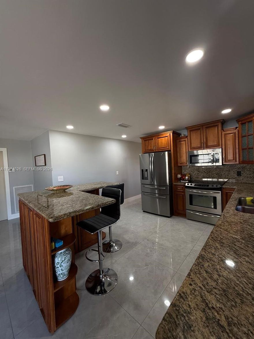 Fully renovated 3-bedroom, 2-bath home situated on an expansive 12,000 sq ft lot in an established Miami Gardens neighborhood. Move-in ready and thoughtfully updated throughout.
Features include updated flooring, remodeled bathrooms, fresh interior finishes, brand-new appliances, and a new A/C system (2025), Front impact windows and hurricane shutters throughout provide added protection and peace of mind for the next owner.
The oversized lot provides exceptional outdoor space with room for a pool, expansion, RV or boat parking, and endless customization possibilities — a rare find in the area.
Conveniently located near major highways, shopping, schools, and parks.
A well-maintained, updated property with strong lot value that sets it apart from others currently on the market.