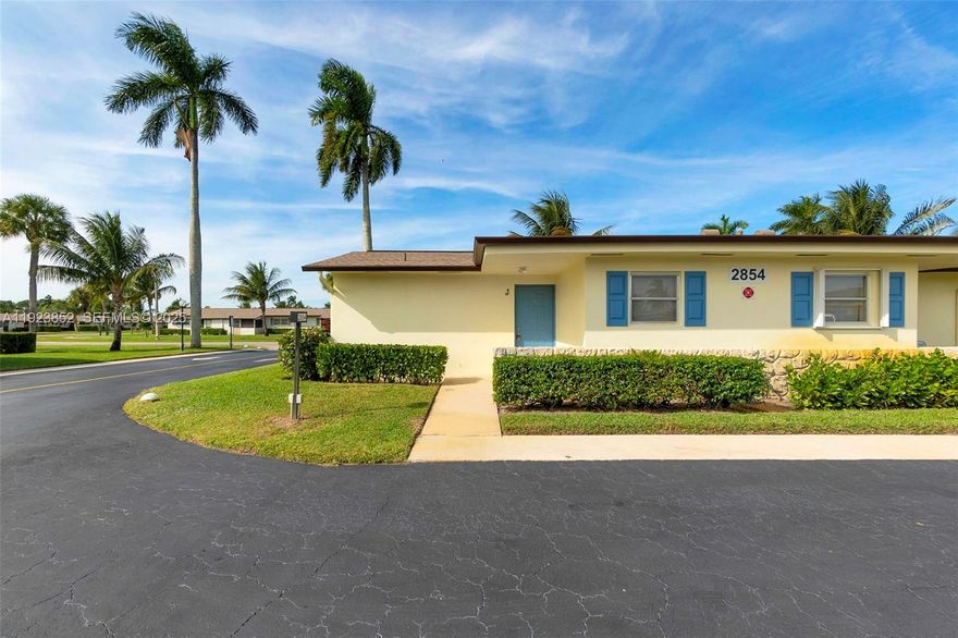 Welcome to this spacious corner condo located in the highly desirable 55+ Cresthaven Villas community in West Palm Beach. This well-maintained unit features an open floor plan with terrazzo flooring throughout. Enjoy low monthly maintenance fees of just $390, which include cable, water, trash, access to the community pool, clubhouse, exercise room, and so much more. This condo is centrally located near major highways as well as a lots of shopping and dining options.