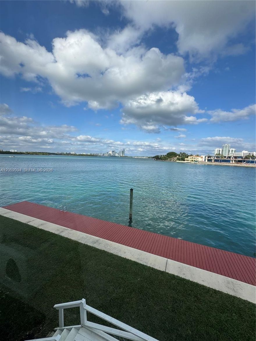 Second Floor Walk Up apartment in Bay Harbor Island’s, Unfurnished, Furnished Optional, 1 bed / 1 bath . Building is Waterfront and has a Pool and Dock..Biscayne Bay and Haulover Views. Wood and Tile floors. Building has Washer and Dryer on Premises.