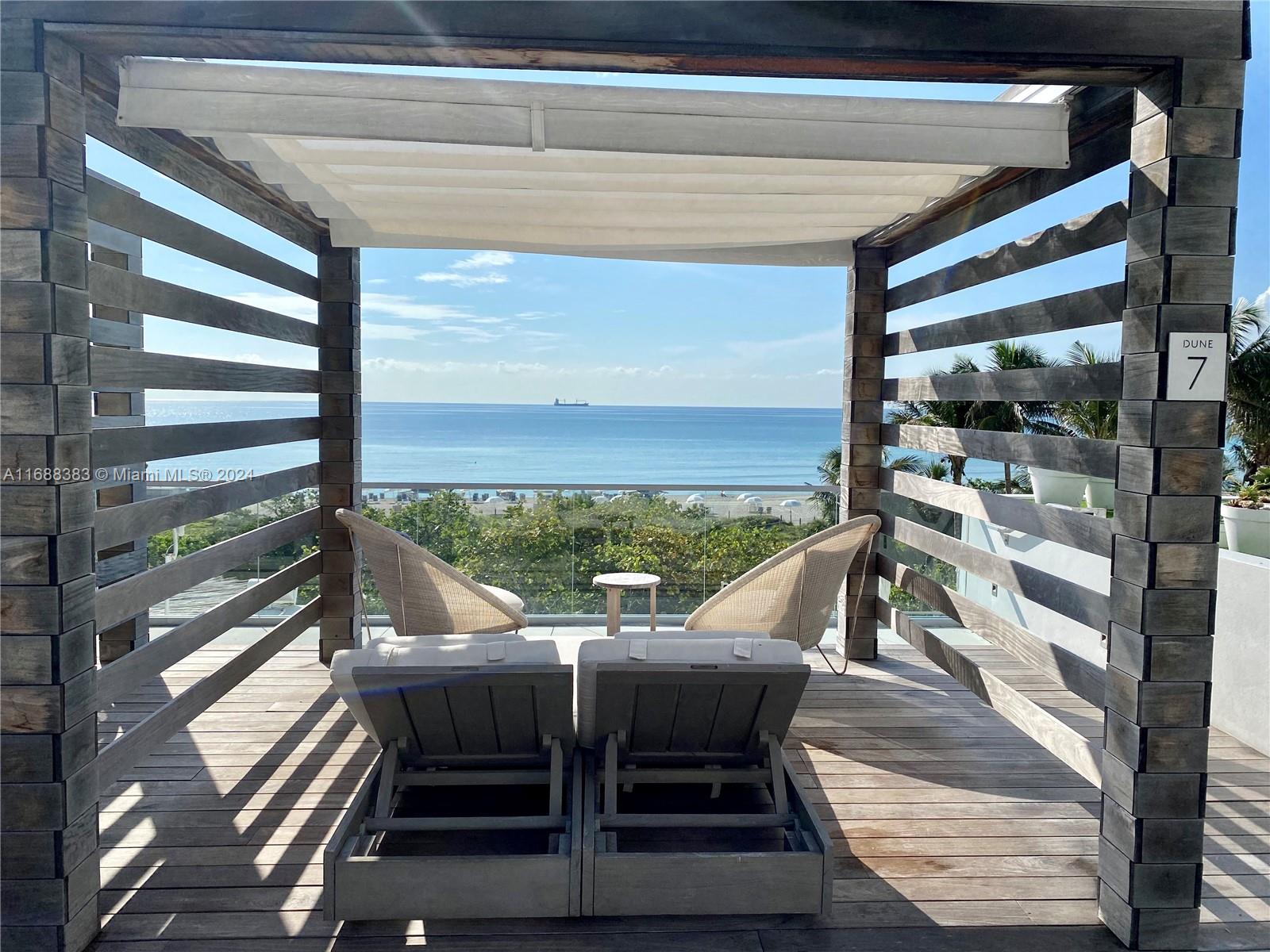 the Roney Palace is an Oceanfront Resort style Condominium, that has been totally remodeled that shares 5 star amenities with the 1hotel south beach, 3 pools, restaurants, bars.
this corner unit has currently a 2 bedroom /1 bath layout done with permits. same unit in the upper floor that has been totally remodeled is selling for a 1 million dollars more.
great opportunity to custom built, assessments paid in full. building has reserves its update with the building certification