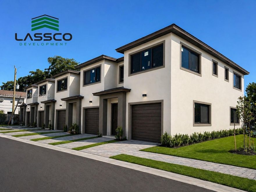 Be the first to own this brand-new construction CBS townhome featuring 3 spacious bedrooms, 2.5 bathrooms, and a modern open-concept layout designed for today’s lifestyle. Extremely Low HOA, No CDD, No Rental Restrictions. Short Term Rentals allowed. Built for durability and peace of mind, this home offers solid CBS construction, a sleek metal slate roof, impact windows and high-quality finishes throughout.1-car garage plus additional parking. Inside, the home showcases stainless steel appliances, contemporary design elements, and bright, airy living spaces ideal for entertaining or everyday comfort.
Located within a private gated community, this residence offers security and low-maintenance living in one of Broward County’s fastest-growing areas. Just minutes from the beach, close to the dining, shopping, and nightlife of downtown Fort Lauderdale, and with easy access to major highways, this location is perfect for commuters, homeowners, and investors alike. This townhome delivers exceptional value, modern luxury, and an unbeatable location. Builder pays closing costs and/or down payment or interest rate assistance.