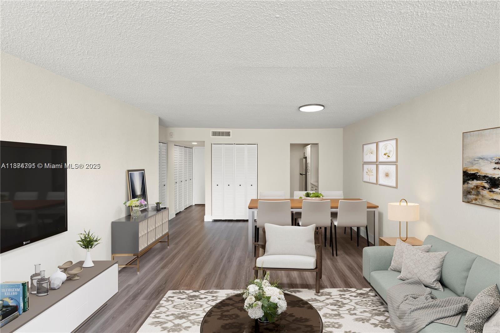 Spacious 1 bed 1.5 bath, fully renovated unit including new floors, stainless steel appliances, bathrooms and light
fixtures. The oversized balcony is perfect for entertaining! Laundry facilities are located directly across from the
unit. Community is conveniently located near highway and across the street from Miami-Dade College. Plenty of
guest parking in the community. No smoking, no pets. Please submit offers with credit and background check