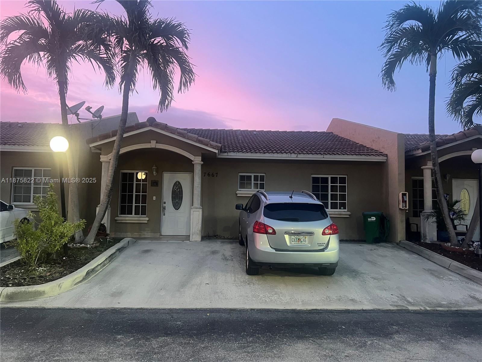 Rarely available townhouse in the heart of Miami Lakes! This 3 bedroom, 2 bathroom home features an open layout, updated kitchen with granite countertops, stainless steel appliances, wood cabinets, and a center island. Freshly painted interior, ceramic tile throughout, and custom closets including a walk-in master closet. Newer AC and electric water heater. Spacious parking for 3 vehicles. Located in a highly sought-after neighborhood where homes rarely come on the market. Don’t miss your chance to own this gem!
First opportunity to view will be at our Open House on Sunday, September 14th 1–4 p.m.