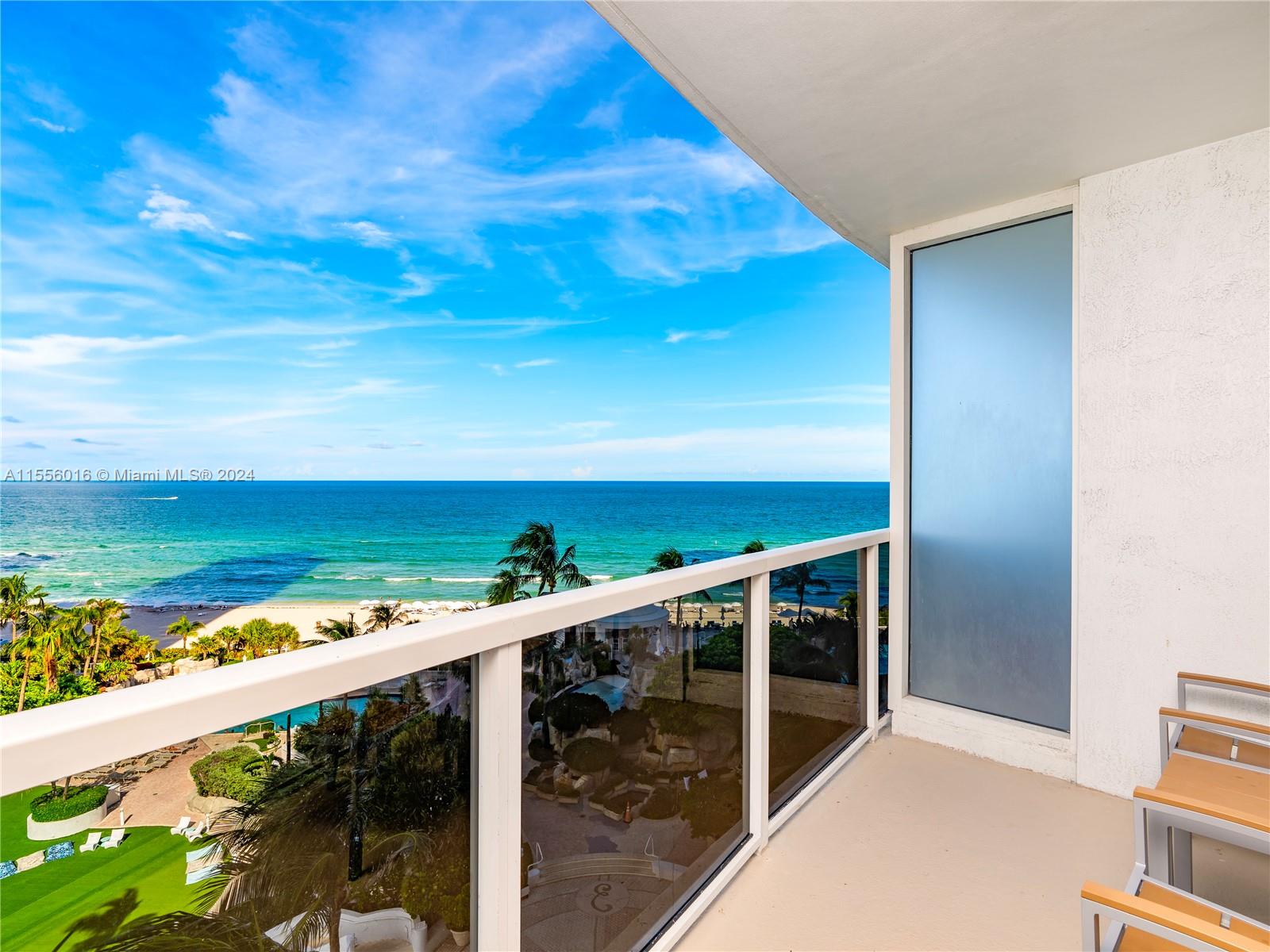 LUXURY LIVING AT ITS FINEST AT THE TRUMP INTERNATIONAL BEACH RESORT. ENJOY BREATHTAKING OCEAN VIEWS FROM THIS 6'TH FLOOR ALONG WITH POOL VIEWS. CURRENTLY IN HOTEL MANAGEMENT PROGRAM THAT HANDLES ALL RENTALS, BOOKING AND UP-KEEPING MAKING IT EASY TO OWN & AIRBNB IS APPROVED. UNIT COMES FULLY FURNISHED WITH KITCHENETTE, BEDROOM SET, DESK AND SITTING AREA. 5 STAR AMENITIES INCLUDING GYM, SPA, 3 RESTAURANTS, 3 BARS (LOBBY, POOL & BEACH BAR), POOL/BEACH SIDE FOOD SERVICE, 2 POOLS, 3 HOT TUBS, CABANAS, PADDLE BOARD/JET SKI RENTALS, TENNIS, BASKETBALL/SOCCER AREA, CHILD CARE, SECURITY, VALET, WALK TO RESTAURANTS/SHOPPING AND HOUSE OF WORSHIP. OWN YOUR SLICE OF PARADISE WITH THIS SECURE INVESTMENT.