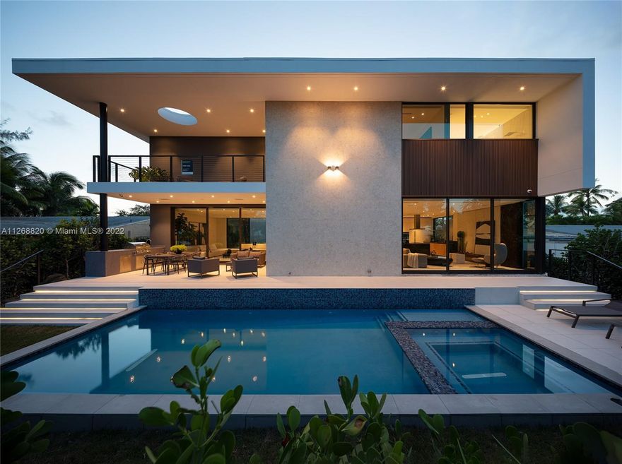 JUST COMPLETED! Brand new construction in highly sought-after area in Miami Beach. This home has 5,000 SF Under A/C and 6,558 Total SF with 6BR/6.5BA designed by Jose Sanchez - Praxis Architecture + Design. This open floor plan connects the living area, chef’s kitchen with double microwave and double sinks, and family room designed perfectly for entertainment. This home as well features top of the line appliances, smart home technology, a beautiful swimming pool, master suite with large walk-in closet and expansive terrace, upstairs den, and many more. Amazing opportunity to live in a brand new home on Miami Beach. Close to Sunset Harbor, Lincoln Road, Miami Beach Golf Course, Beach, and much more.