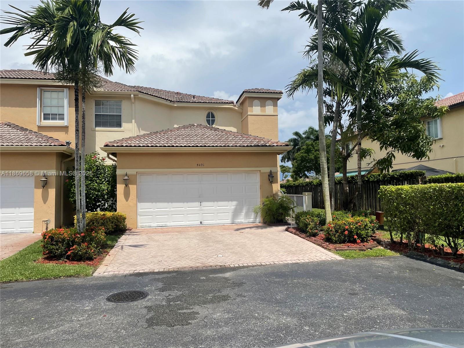 Welcome to Your Dream Home in the Heart of Doral.This stunning 3-bedroom, 3-bathroom home is nestled on a desirable corner lot, offering enhanced privacy and a spacious layout. Step inside to discover soaring high ceilings and an open-concept design that seamlessly connects the living and family rooms—perfect for both relaxing and entertaining.Stainless steel appliances. The master suite features a large walk-in closet and an master bathroom with dual sinks for him and her.Additional highlights include a 2-car garage, 24-hour security, and access to a gated community with amenities such as an oversized pool and ample guest parking.
Conveniently located just minutes from Miami International Airport, CityPlace Doral. A-rated schools