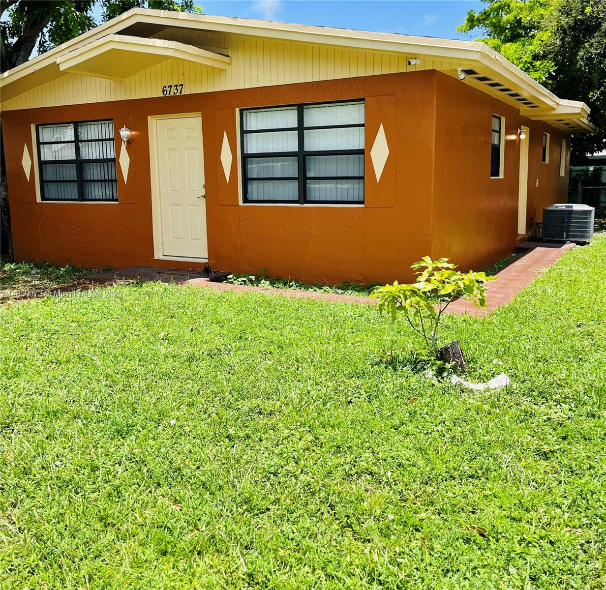 Discover this updated and oversized home in the heart of Miami! This spacious property features 3 comfortable bedrooms, a large laundry room, central A/C, and a fully gated front and backyard, perfect for relaxing, entertaining, or letting pets roam freely. Recently renovated with modern finishes, this cozy yet roomy home is just steps from I-95 and walking distance to shopping, dining, and local entertainment. A must-see for those seeking comfort, convenience and privacy in a move-in ready home.