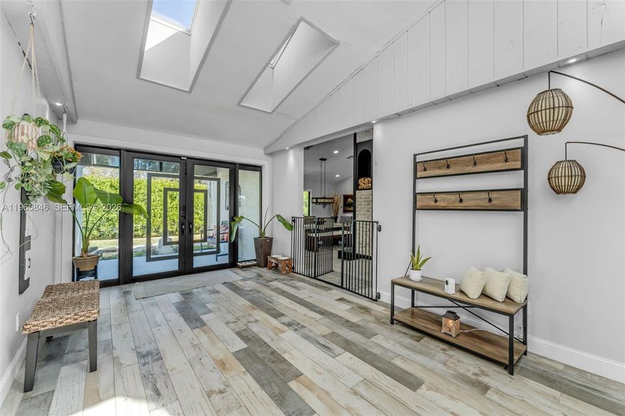 This private oasis offers the perfect blend of modern upgrades and serene outdoor living. Completely remodeled from 2021 onward, including a new roof (2021), impact windows and doors, remodeled kitchen and bathrooms, new interior doors, updated driveway, and more. Fully renovated corner estate on nearly an acre – No HOA, agricultural zoning! Situated on an expansive approximate 34,000 SF prime corner lot with dual gated entrances (one electric),The gourmet granite kitchen flows seamlessly into bright open living spaces with soaring vaulted ceilings and a cozy fireplace. Step outside to your resort-style backyard retreat: newly renovated pool (2024), tranquil koi pond with automatic cleaning system, zen garden, fruit trees (mango & avocado), sprinkler system, and a permitted barn structure. Property includes a private well water system plus septic—no HOA restrictions. Enjoy easy access to major roads for commuting, plus nearby wineries, championship golf courses, U-pick farms, family-friendly children’s play farms, and a variety of dining options. This rare corner gem offers unmatched privacy, space, and flexibility while still delivering curb appeal and functionality. Your peaceful sanctuary awaits! Request an exclusive showing or interactive walkthrough video tour.