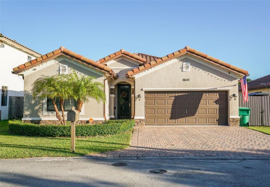 Back in the market!!!  Beautiful and pristine 3 bed, 3 bath, 2-car garage home in the golf cart friendly town of Cutler Bay. The backyard is perfect for entertaining guests. Located in the Chantarelle by the Bay community close to shopping, restaurants, and a short 15 minute drive to Black Point Marina.  New A/C installed in 2022.  Space for a boat. Low HOA.