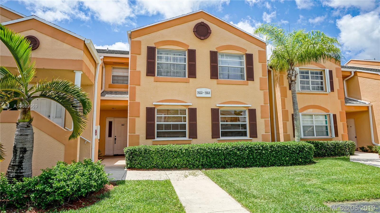 First floor 2 bedroom / 2 bath unit within the gated community of Keys Gate with 24 hour guard at entrance and security patrol. Completely tiled featuring washer & dryer in the unit, split bedroom floor plan, screened patio, tankless water heater and more . Rent includes, water, basic cable, internet, trash, sewer and access to the pool, tennis courts, raquet ball courts, work out facility & clubhouse. Call now to schedule your appointment today.