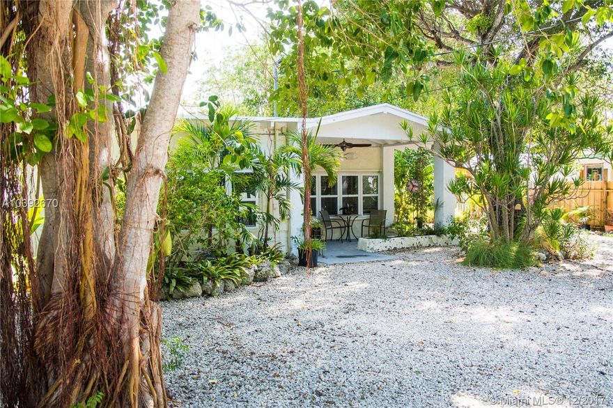 Adorable Keys “Conch” style home perfect for a starter or weekend home. Centrally located and within walking and biking distance to shopping, restaurants, marinas and Key Largo Community Park offering an Olympic size pool and “pirate” pool for the little ones. Tennis, baseball, basketball facilities are also available. This 2 bedroom, one bath home is rather unique as the second bedroom has a separate entrance along with the main entrance to the home. Perfect for a home office. The 8,800 sq. ft. lot has plenty of parking and is between Seagate Blvd. and Channel Drive providing parking in the front and back of the home.

Exterior photos are pre-Irma and interior are post Irma. The home did receive some water damage. All remediation and repairs are complete