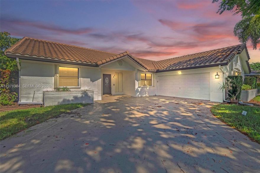 This beautifully maintained single-family home is your private retreat, offering the perfect blend of comfort, style, and South Florida charm. With approximately 2,500 square feet of well-designed living space, the home features three spacious bedrooms and two full bathrooms—ideal for family living or entertaining guests.
The modern kitchen comes fully equipped with appliances and ample counter space, making cooking and hosting a breeze. Outside, enjoy a lush, landscaped yard with plenty of room to relax, garden, or entertain. Don’t miss the opportunity to make this inviting home your own. Schedule your showing today and experience the warmth and functionality it offers firsthand.