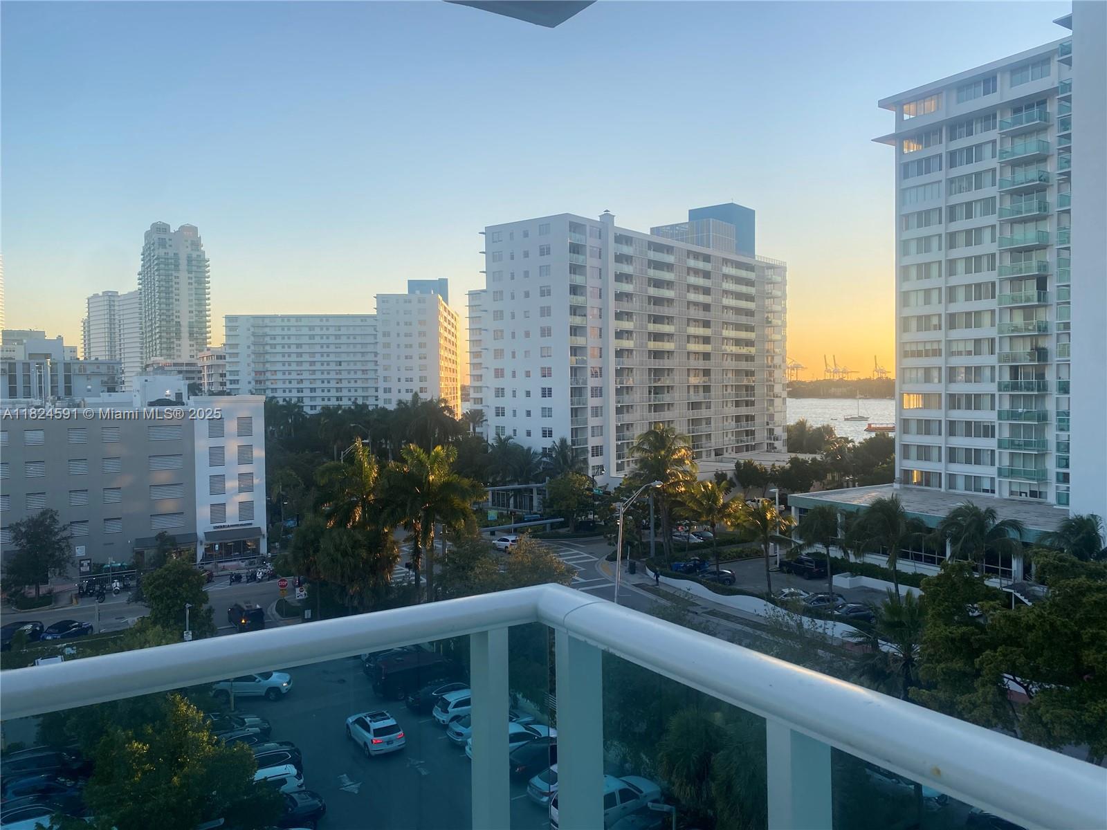 Make yourself at home in this cozy, chic, 1-Bed tucked away in the West Ave neighborhood of South Beach. With sunset views to the west, and a spacious balcony with views of Biscayne Bay, you'll enjoy life in a quiet, upscale neighborhood just steps away from major attractions. The unit is newly renovated with great attention to detail and quality craftsmanship.It's fully furnished and has a free assigned parking spot, making it move-in ready! As cultured as it is convenient, its located walking distance to the beach. It's also steps away from the Whole Foods, Target, Miami Beach Marina, Baia Beach Club, and several other delicious restaurants and cultural destinations. For those with active lifestyle or pet (under 20lbs allowed in Bldg).