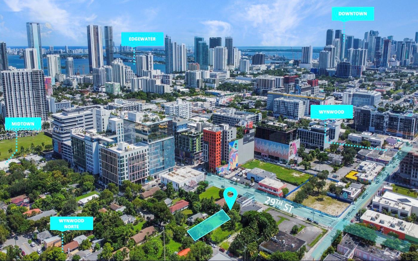 Positioned at the intersection of Wynwood, Midtown, and Wynwood Norte, this location is rapidly evolving into Miami's next SoHo, offering a unique opportunity to develop in the early stages of this transformation. The T6-5O zoning allows for high-density, mixed-use projects, accommodating residential, office, and retail spaces with potential for up to 5 stories and additional height allowances. The area is seeing a significant influx of new office developments and corporate relocations. Spotify and WeWork have already opened nearby offices, and large corporations like Blackstone and Founders Fund are moving their operations into the neighborhood further boosting the demand for commercial and residential developments. Upon request next property 6900 SqFT is also available.