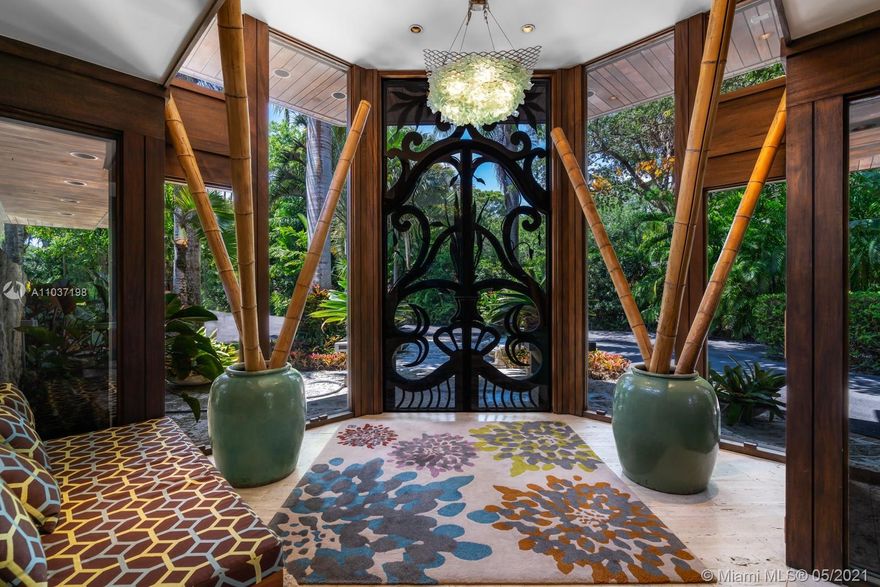 This breathtaking home in Ponce Davis, with 9,292 total Sq. Ft. and designed by renowned architect Alfred Browning Parker, has 6 BR, 5.5 baths and is situated on a spacious 1 acre lot in a serene setting replete with beautiful gardens, mature trees and lush landscaping, merging indoors and outdoors for the ultimate luxurious lifestyle. Formal living room and dining room, fully equipped kitchen suitable for the most discerning chef, stylish bar and library room. The main suite comes with a sitting area and a spa-like bathroom adorned with Italian fixtures. French doors to balconies enable every bedroom to be transformed into a tranquil fresh-air retreat. Other highlights include a pool and a beautiful detached and accommodating guest house. Truly an oasis, in a very desirable neighborhood.