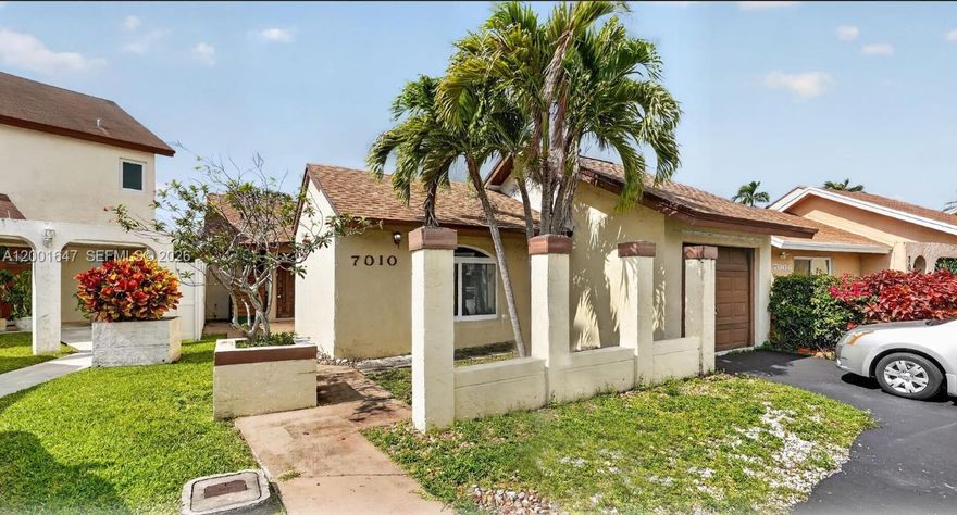 Home is original and well taken cared of. 3rd bedroom was originally a family room. Bathrooms are original and
beautiful. Big back patio for parties, basketball games including space for cars to park. Roof is new from 2025, also the water heater is new. For appointments please see brokers remarks