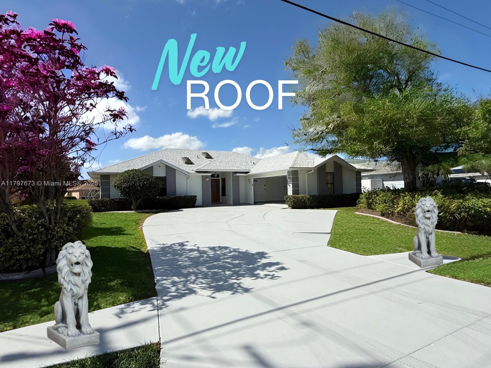 Discover this spectacular CornerHome in the heart of Port St. Lucie, offering ExtremePrivacy and modern comfort!
This 3-bedroom, 2-bath home features 3 spacious living areas, perfect for entertaining or relaxing. Recently upgraded with a BRAND-NEW ROOF, NEW GARAGE DOOR, and a NEWLY CODED DRIVEWAY, this home is move-in ready. The beautiful pool boasts torque holes and a color-terminated finish, adding durability and style. Freshly
PAINTED INSIDE AND OUT, it exudes a crisp, modern look. Plus, an optional whole-house generator ensures backup power. With two spacious garage spots and a large driveway, this private oasis is a rare find!