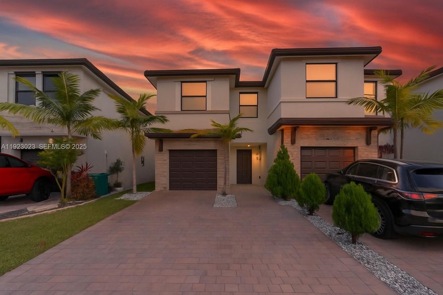 Step into style and comfort in this beautifully upgraded 2021 home featuring a bright open-concept layout, sleek modern finishes, and thoughtful touches throughout. Enjoy two spacious walk-in closets, a one-car garage, and a additional office space perfect for working from home. The home is dressed with motorized curtains and showcases a fully designed backyard with high-quality turf—a low-maintenance retreat ideal for relaxing, BBQs, or hosting friends. Located in a quiet and desirable Homestead community, residents enjoy access to a clubhouse, fitness center, playground, and are just minutes from major shopping, dining, and essentials. This is the definition of move-in ready convenience with unbeatable value. Don’t miss your chance to call this home!