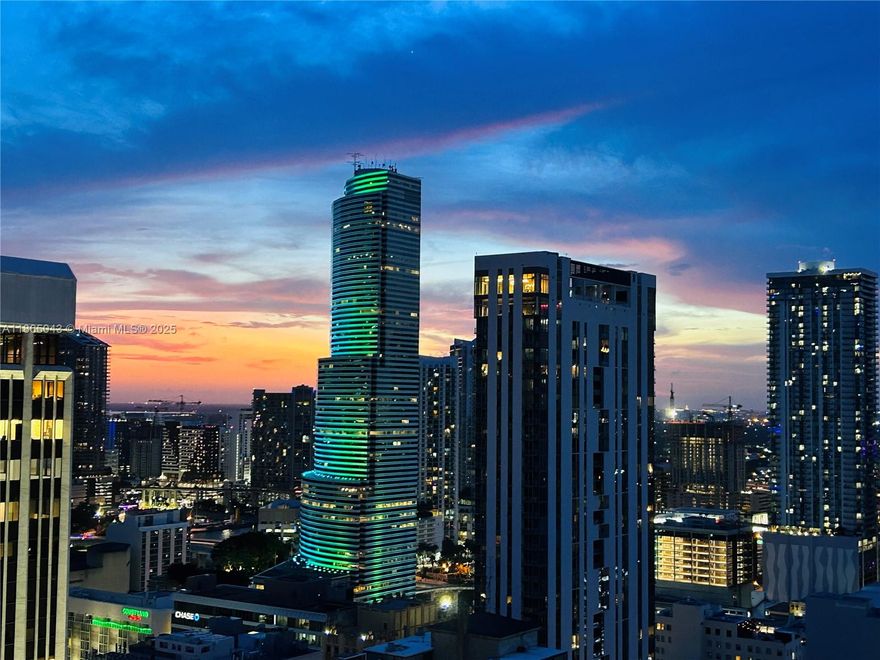 This one-bedroom plus den apartment offers a prime location and a solid investment opportunity. Located in the heart of the city, directly across from Bayfront Park, the unit provides easy access to Miami's top retail, entertainment, and dining destinations. The apartment is in pristine condition and features a newly reopened balcony, a direct benefit of the building's current renovations. As an investment, the property comes with a reliable tenant in place, providing a steady rental income of $3,000 per month through July 2026. Please note that the building's association strictly prohibits short-term rentals and Airbnb.