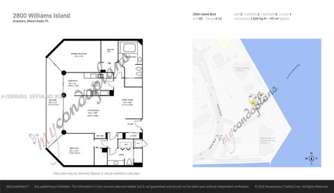 Tiny photo for 2800 Island Blvd #603, Aventura, FL 33160 (MLS # A12006483)