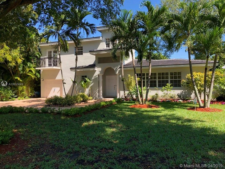 COMPLETED REMODELED 2019 BEAUTIFUL 4 BEDROOMS, 3.5 BATHS, 2-STORY HOUSE WITH 1-CAR GARAGE WITH DOOR OPENER, LARGE NEW KITCHEN WITH CALACATTA QUARTZ COUNTER TOPS, IN THE HEART OF CORAL GABLES! LOTS OF PARKING SPACE IN THE FRONT FOR 8 CARS. NEAR UNIVERSITY OF MIAMI. REAL WOOD FLOORS EVERYWHERE, HUGE LIVING ROOM, SPLIT PLAN, MASTER BEDROOM ON THE SECOND FLOOR WITH HUGE WALK-IN CLOSET AND BALCONY & OTHER 3 BEDROOMS ON THE FIRST FLOOR, FRENCH DOORS EVERYWHERE. PETS UNDER 20-LBS CASE BY CASE AND NO CATS, NO STUDENTS OR ROOMMATES. ALSO FOR SALE $1,050.000.00 WHICHEVER COME FIRST.