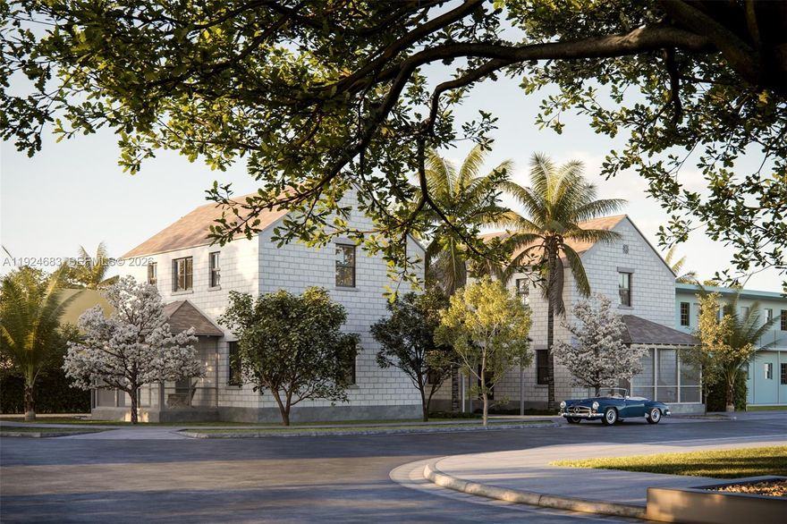 Premier investment opportunity in a transforming urban corridor. This one-of-a-kind offering features two new construction residences in Coconut Grove, sold together as a premium revenue-generating asset with no HOA, no condo fees, and no party walls. Located less than a block from the new ACE Padel courts, this area is rapidly evolving with luxury amenities. Inspired by Bahamian design by DLGV, each independent home is refined and high-end with timeless and modern interiors. Features include 3BR/2.5BA, soaring wood ceilings, artisan cabinetry, and impact glass. Each home includes a private carport and screened porch (approx. 2,016 total SF). Combined rental potential of $14,700–$15,000/mo. Ideally located near marinas, parks, and elite schools.