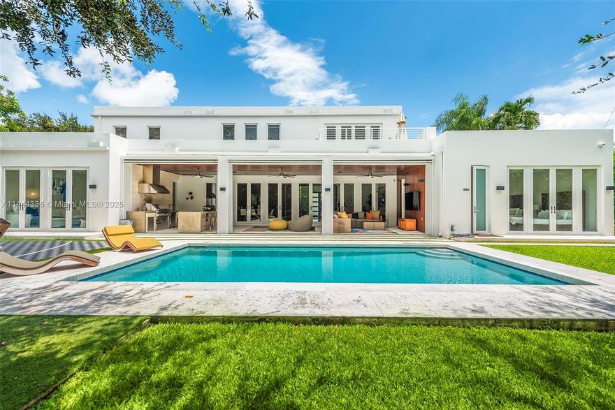 Stunning Modern Oasis in Prime Miami Location! Experience luxury living in this absolutely gorgeous modern home, just minutes from Coconut Grove, Coral Gables, and Downtown. Designed for comfort and style, this exquisite residence boasts soaring ceilings, a state-of-the-art media room, and a Sonos sound system throughout. The expansive family room flows seamlessly to a lush backyard retreat—perfect for entertaining—with a half basketball court, equipped gym, and plenty of space for kids to play. With ample parking and high-end finishes, this home offers the ultimate Miami lifestyle. Call the listing agent today for a private showing!