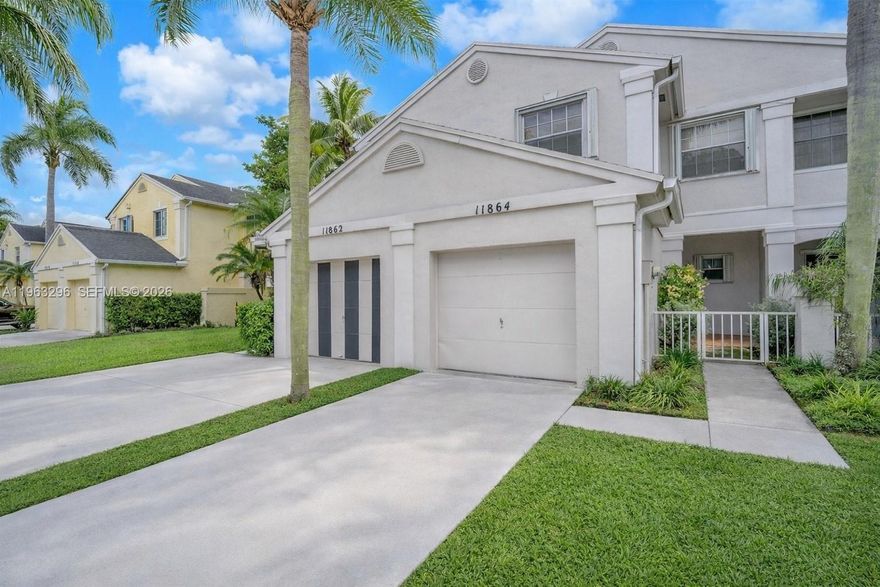 Welcome to this beautiful 3-bed, 2.5-bath townhome in the highly sought-after “Amaretto” community right in the heart of Kendall/Miami! This charming residence features a 1-car garage, and unbeatable access to the Turnpike, shopping, dining, and everyday essentials making this location a true standout for convenience and connectivity. The community has recently been enhanced with new driveways, updated street lighting, and a newly approved exterior color palette on the way. HOA includes roof coverage, All windows covered with accordion shutters & a fenced back patio with a storage room. The HOA fee covers home insurance for exterior as well as outside maintenance & all amenities including a sparkling pool and tennis courts. Homes in this community rarely come on the market Don’t miss the chance to own a townhome in one of Kendall’s most desirable communities. NO LEASE UNTIL AFTER 1st Year owned!