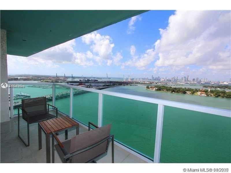 Breathtaking views from Downtown, Biscayne bay, Star Island, Venetian Island and the ocean with a wrap around terrace in this corner Unit at Floridian Residences. Modern design unfurnished 2 bedrooms 2 bathrooms, marble title floor, open kitchen, lots of windows w/ stunning water view. Walking distance to the beach, Lincoln road,Whole foods, Walgreens, restaurants and one of the best schools in Miami South Pointe. Amenities include 2 pools, pool bar/food, spa, tennis court and gym.**MINIMUM 6 MONTHS** **EASY SHOWING**