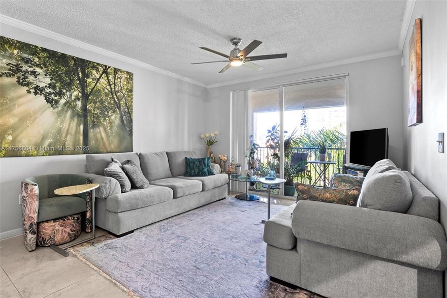 Spacious, Renovated, Furnished 1-Bedroom/1-Bathroom Apartment in the Amazing Porto Bellagio Condo. Located in the heart of Sunny Isles Beach, just across the street from the OCEAN, this residence offers private, direct access to a shopping plaza with a supermarket, cafés, and shops. The unit includes covered parking; a condo features outstanding amenities, including a brand-new gym, two heated pools, a jacuzzi, a barbecue, a business center. Pets are allowed, and the excellent schools are in walking distance. There is an option to purchase the FURNITURE and an ADDITIONAL PARKING space. Assessment is paid off. The building has RESERVES. Tennant in the place for $2500 monthly, until the May.