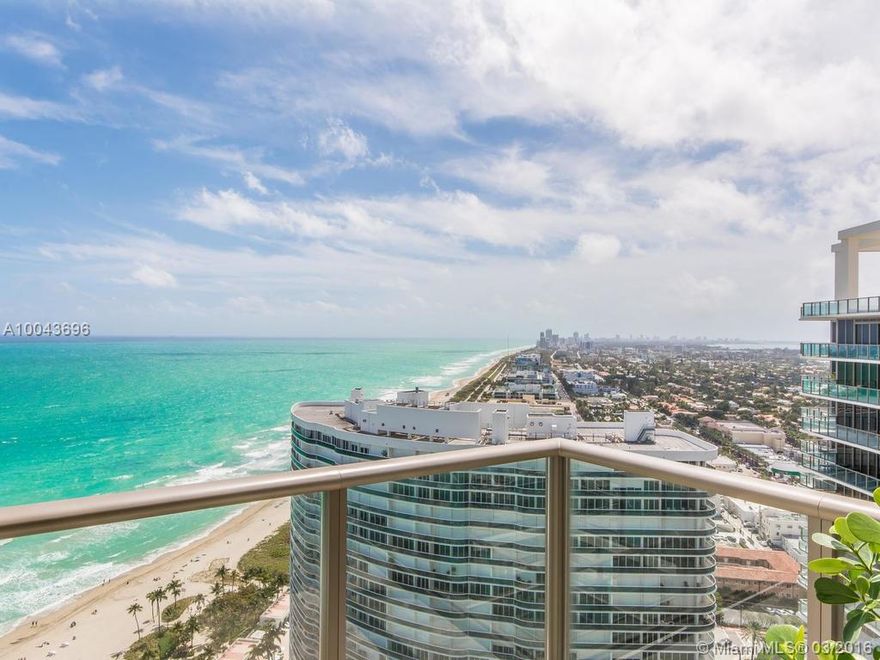 Exceptional palatial Penthouse. 2 bed + Den. Modern retreat. Incomparble SE ocean views.  From the silky smooth imported Italian marble flooring thruout, @ a cost @ $100,000 +, to the towering ceilings appointed w/ $120,000 Crestron smart light + sound system package, every inch employs the highest quality of materials. Contemporary, clean lines are designed for each room w/an off white monochromatic color scheme. AVAILABLE MINIMUM 3 MONTH SEASONAL / YEARLY LEASE.