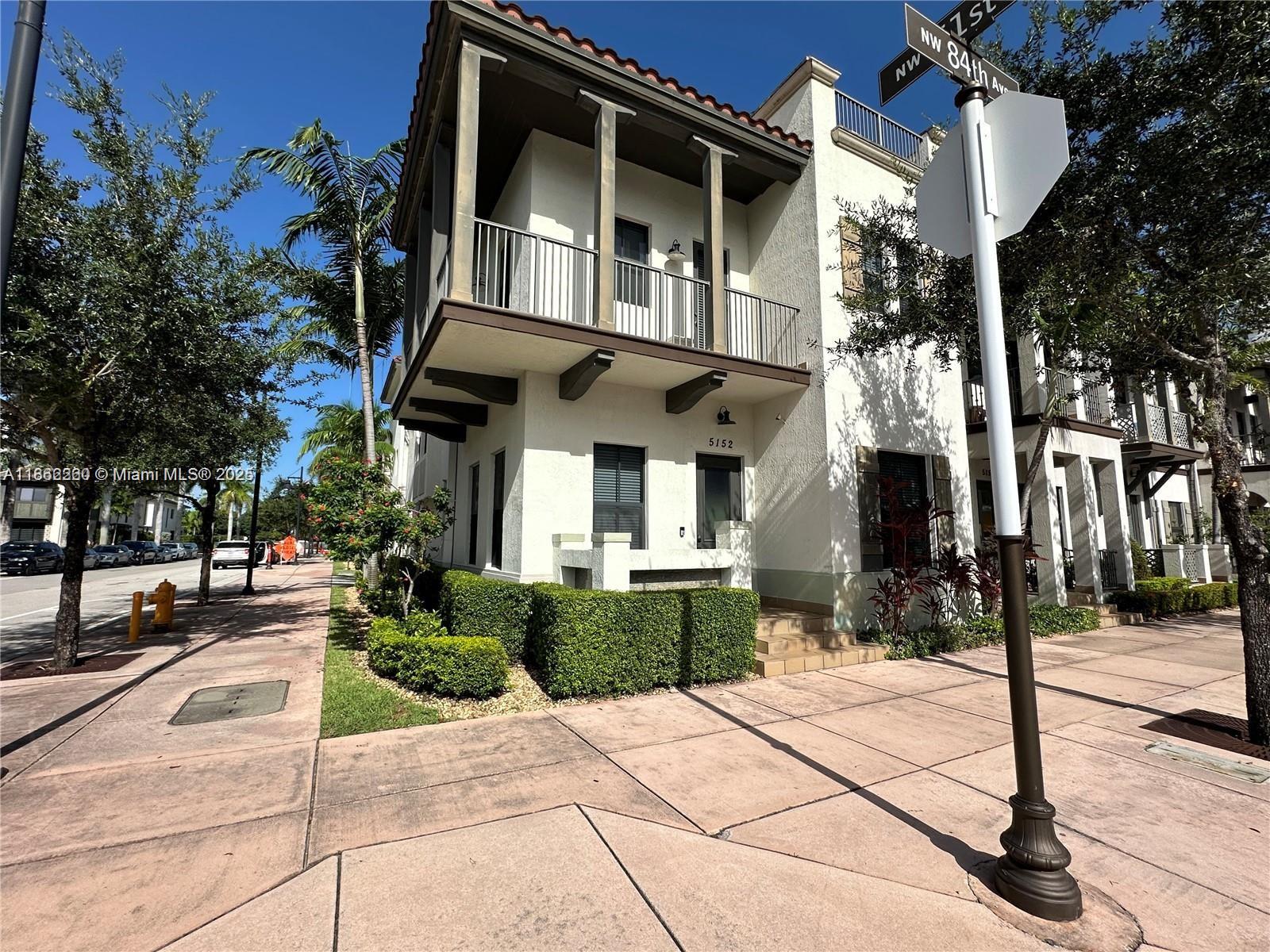 This 5-bedroom, 4-bath townhouse is in Downtown Doral. Built in 2015, with 2,696 SF, this residence blends modern design and location, with community charm.
Located steps from Downtown Doral's restaurants, shops, and At rated schools, this is an exceptional opportunity to own in one of Miami's most vibrant neighborhoods.
Available on October 31st, Text Listing Agent for showings.