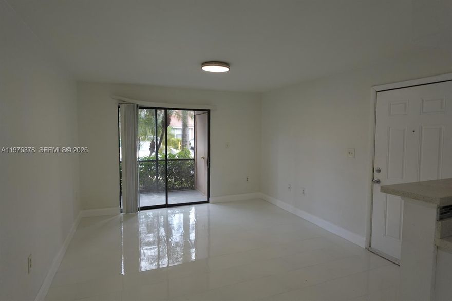 Welcome to 15560 Southwest 104th Terrace! 1 bedroom, 1 bathroom Miami home awaits you.  Step inside and experience the beauty of white kitchen cabinets and new ceramic floors.  You will love the bright and airy feel created by the fresh paint and natural light filtering in from the screened in porch.  With 588 sq ft. of living space you will feel right at home here.  Start living the Florida Dream today and make this home yours.