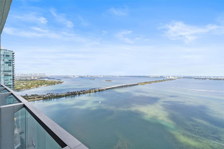Spectacular bay views from this furnished and decorated 2 bed, 2.5 bath residence at the highly desirable Biscayne Beach Condominium. Enjoy a spacious layout with top-quality finishes and floor-to-ceiling windows showcasing unobstructed water views. This luxury building offers world-class amenities including a state-of-the-art fitness center, full-service spa, club room, kids' playroom, theater, tennis and basketball courts, beach volleyball, two resort-style pools, beach cabanas, valet service, 24-hour concierge, and security. Prime Edgewater location near Wynwood, Design District, and Downtown Miami. VACANT and easy to show!