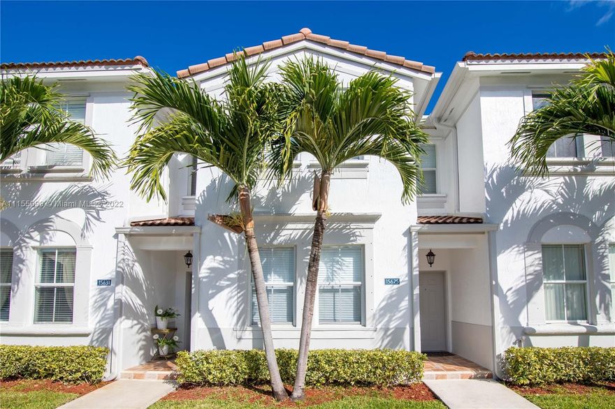 Beautiful 3 bedroom , 2.5 bathroom townhome located in a well sought and family-oriented community in west Miramar. Gated community with 24 hours gated security and Security Patrol. Very close to I-75 connecting to Turnpike, 826 and 595. Community offers clubhouse, playground, pool, and gym. All Tiles on the first floor.  Two assigned parking spots. Will accept AS-IS Contract only, Please submit with POF if cash, if financing: Preapproval Letter and DU Approval.  Conventional and Cash offer. Association has Reserve. No Lease on the 1st Year Owned. Priced accordingly. Close to shopping centers, school and restaurants.