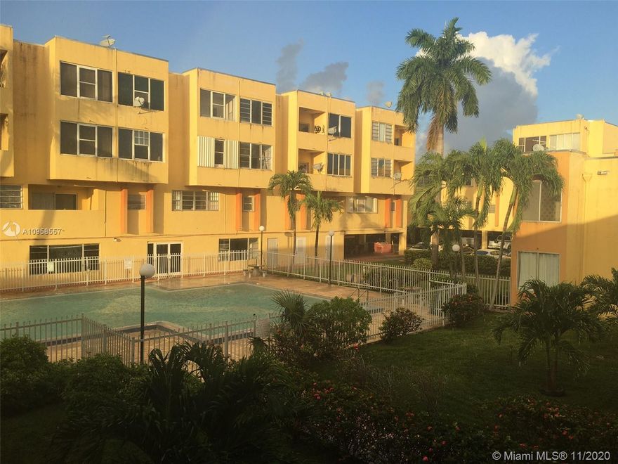 Spacious 2/2 unit in a gated complex. Centrally located in Hialeah easy access to major roads, expressway, and numerous shopping centers.