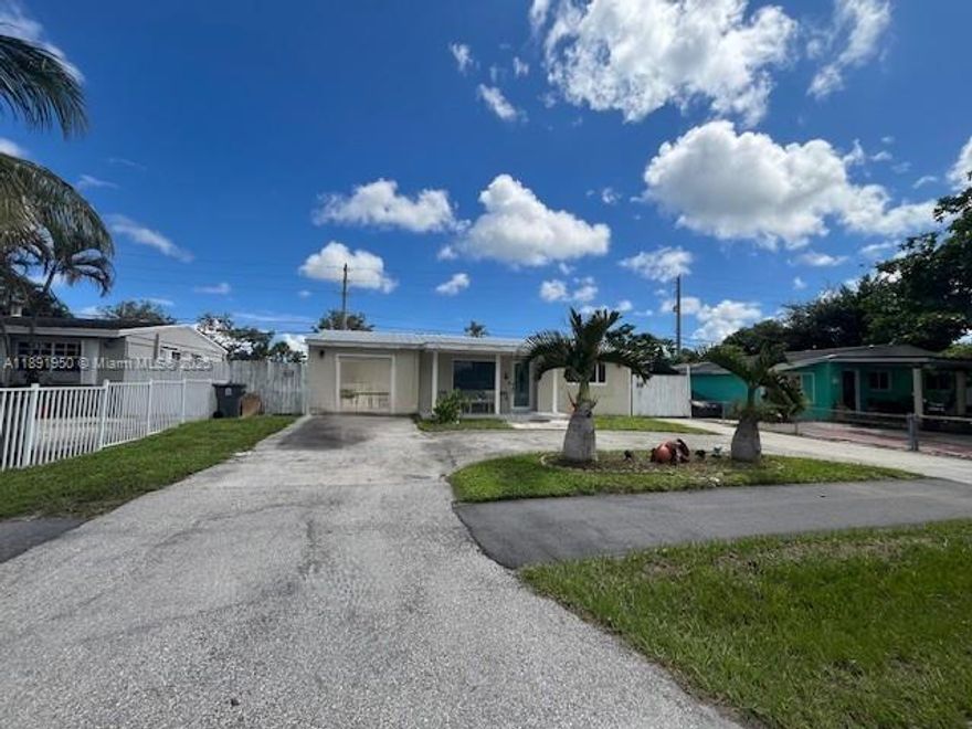This beautiful home was remodeled in 2022 with metal roof, hurricane impact windows and doors, plumbing, electrical systems, and electric water heater. AC installed 2016 with a smart thermostat. Open floor concept featuring quartz blue vein countertop with a waterfall edge and electric cooktop in the kitchen. Italian flooring tiles throughout the home. Bathrooms featuring smart ceiling fan and light switch with LED and Bluetooth. Every room has a frosted pocket sliding door for both privacy and style. Added security with Vivint Alarm system. Outdoor patio feels like an extension of the living space with a mini-kitchen, granite countertops, mini-fridge, and full-size refrigerator. Nice size pool to enjoy some sun. Minutes from dining, parks, shopping, golf, airport, and beautiful beaches.