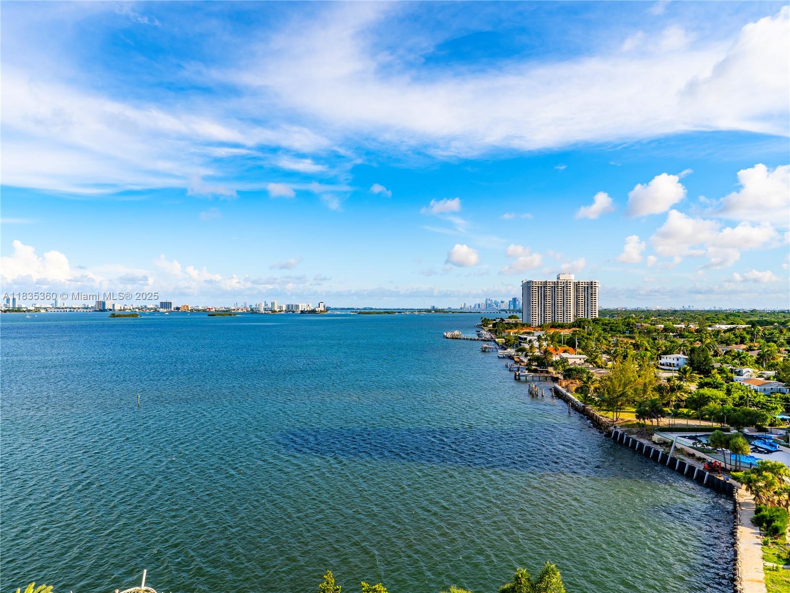 Spacious 2 bedroom, 2 bath with breathtaking views of Biscayne Bay. Amazing location close to shops, restaurants, parks, and more. A MUST SEE!