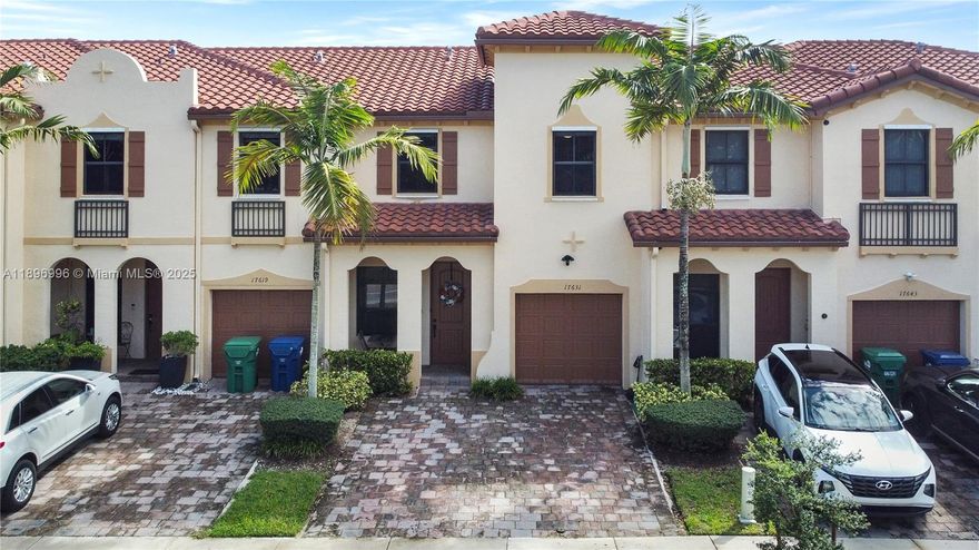 Located in a family-oriented neighborhood within walking distance to a charter school, this 3 bed, 2.5 bath townhouse offers comfort and convenience. Enjoy community amenities including a gym, pool, and two youth play parks. The home features a converted garage extra room with ample storage and a private backyard with a patio and brick pavers perfect for outdoor living.